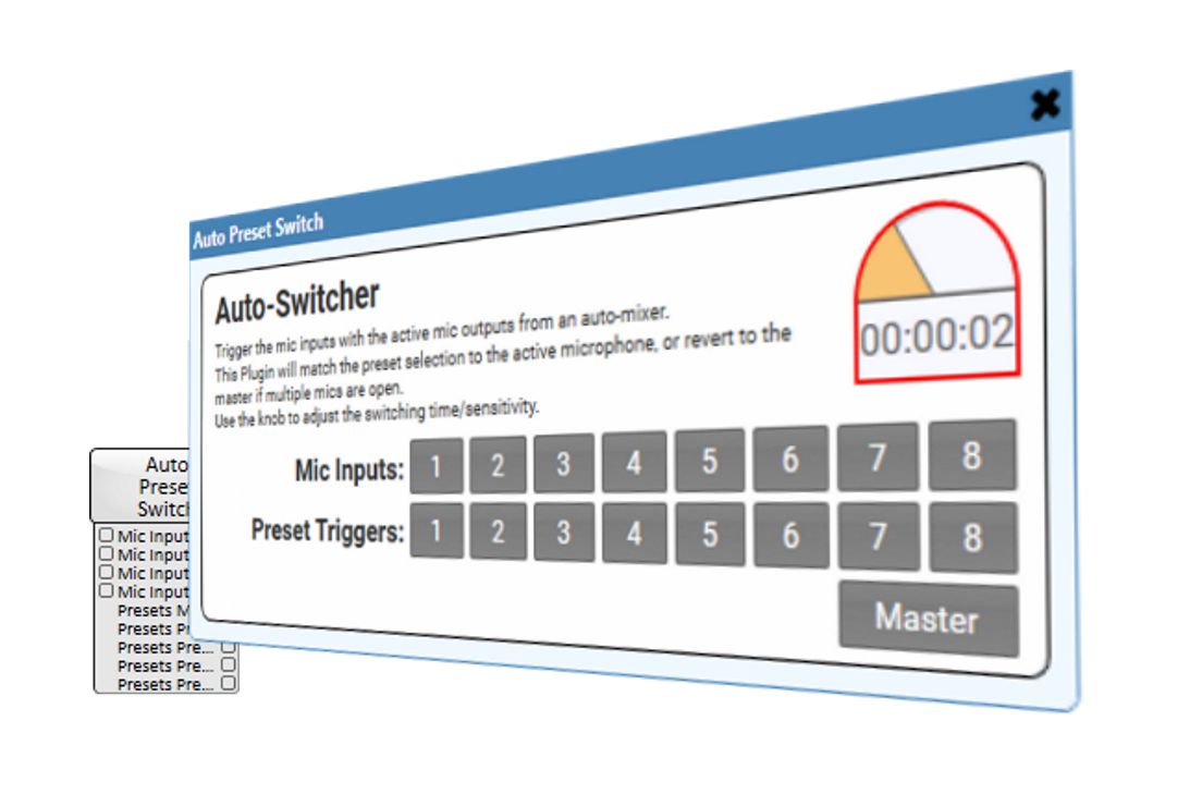 Q-Sys Plugin: Preset Recall